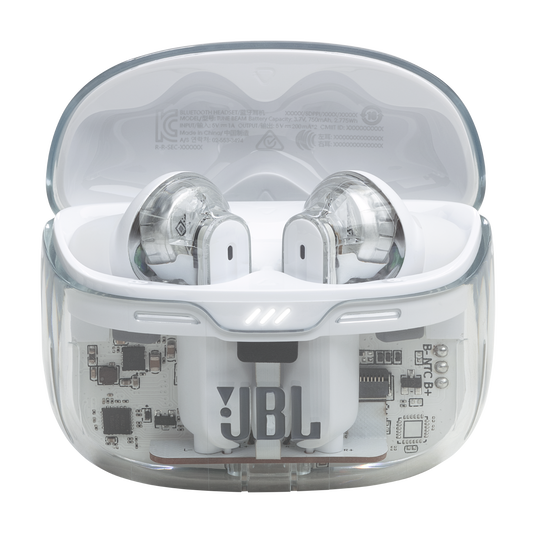 JBL Tune Beam Ghost Edition - White Ghost - True wireless Noise Cancelling earbuds - Detailshot 1 image number null